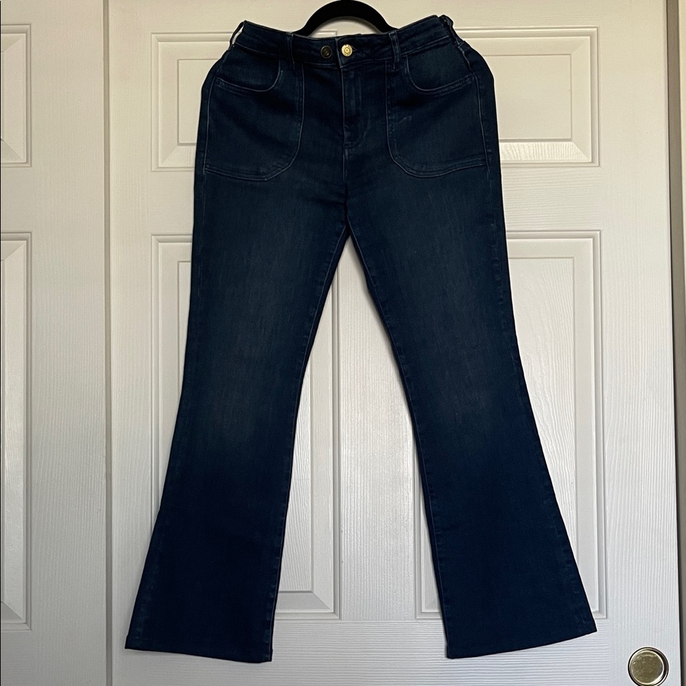 Pilcro  blue Indigo Flare Jeans